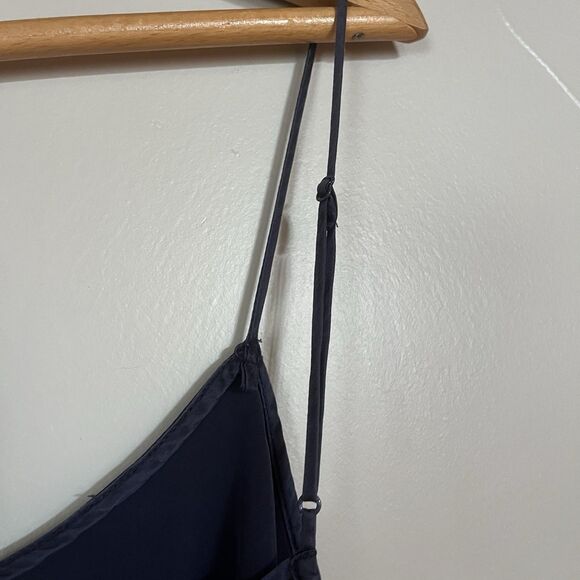 Victoria's Secret 100% SILK Classic Baby Doll Lingerie Chemise, Navy Blue Sz M - Picture 7 of 10